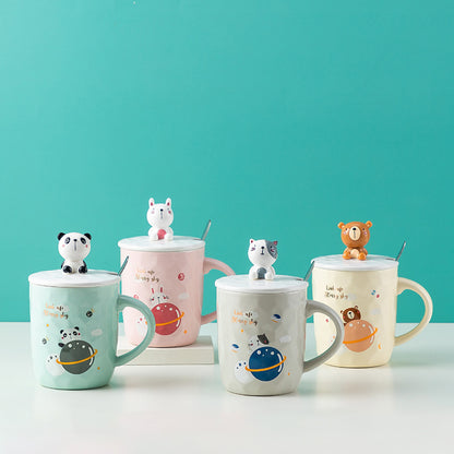 Animal Cartoon Creative Stereoscopic Mugs - The Number 1 Things