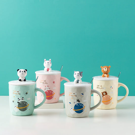 Animal Cartoon Creative Stereoscopic Mugs - The Number 1 Things
