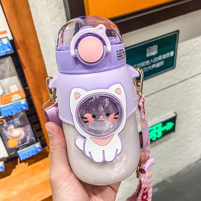 Cute Plastic Cup High Temperature Resistance Portable Portable Straw Cup - The Number 1 Things