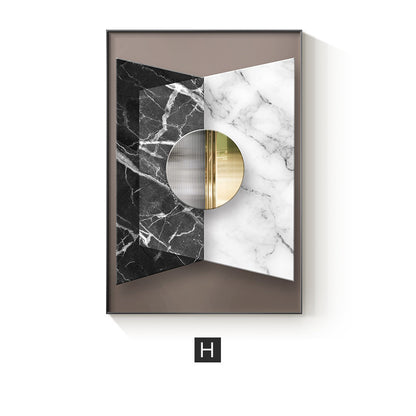 Abstract Geometric Canvas Painting Picture Home Decor Wall Poster - The Number 1 Things
