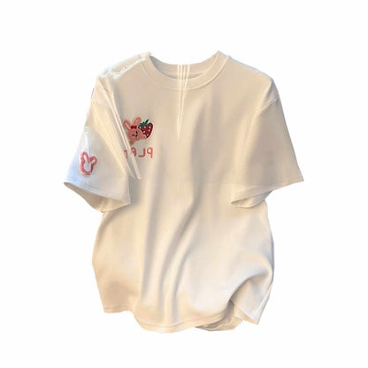 Women's Short-sleeved T-shirt Summer Chic Loose Top - The Number 1 Things
