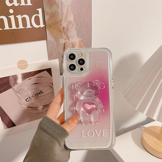 Gradient Bear Phone Case Holder