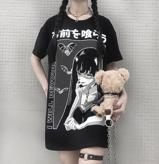 Women's plus size t-shirt printing women