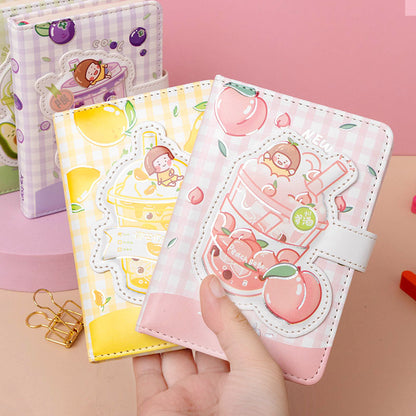 Cute Magnetic Buckle Notebook Girl Heart Hand Ledger - The Number 1 Things