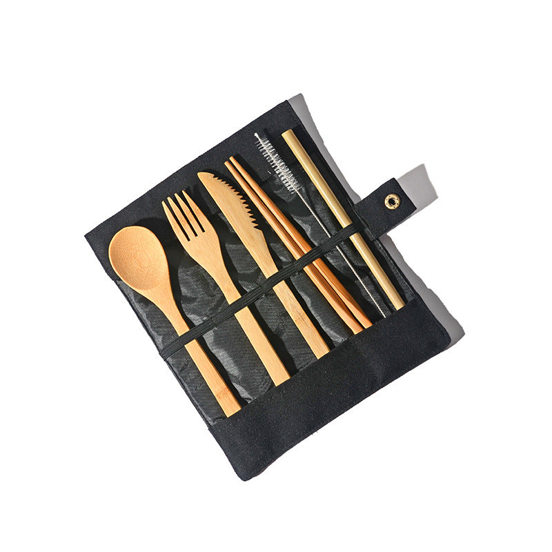 Bamboo Utensils Wooden Travel Cutlery Set Reusable Utensils With Pouch Camping Utensils Zero Waste Fork Spoon Knife Flatware Set - The Number 1 Things