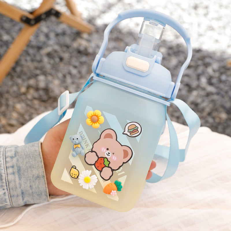 Summer Plastic Cup Frosted Creative Portable Male And Female - The Number 1 Things
