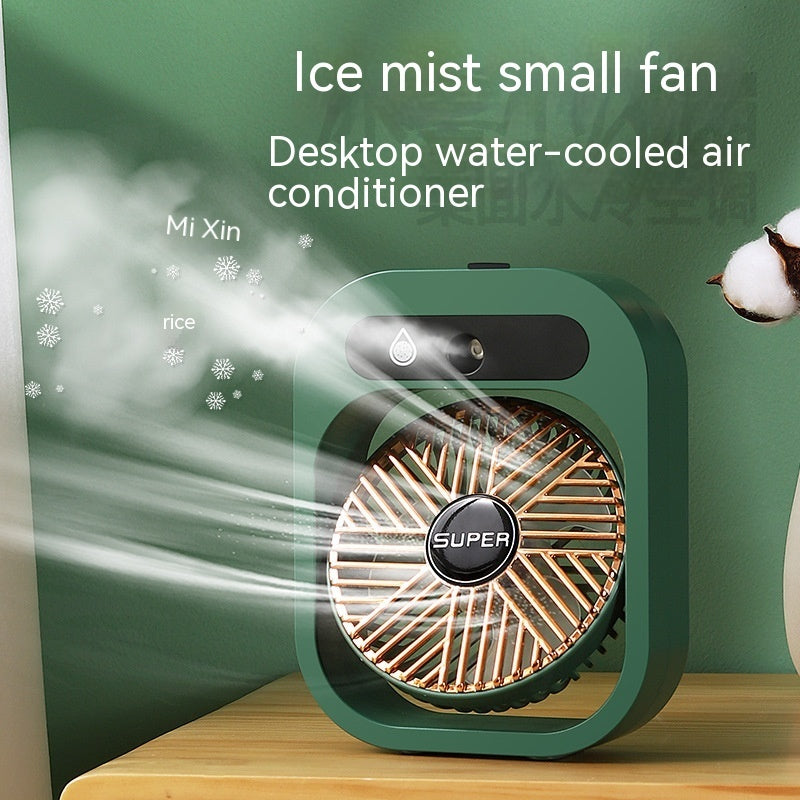 Air Conditioning Fan Desk Misting Fan Air Cooler Cooling USB Rechargeable Humidifier Portable Spray Fan With 3 Wind Speeds Mist Fan For Home - The Number 1 Things