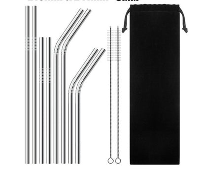Colourful Reusable Stainless Steel Straws - The Number 1 Things