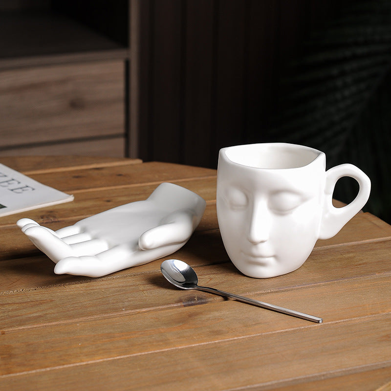 High Temperature Ceramic Creative Abstract Art Hand Fragrance Coffee Cup - The Number 1 Things