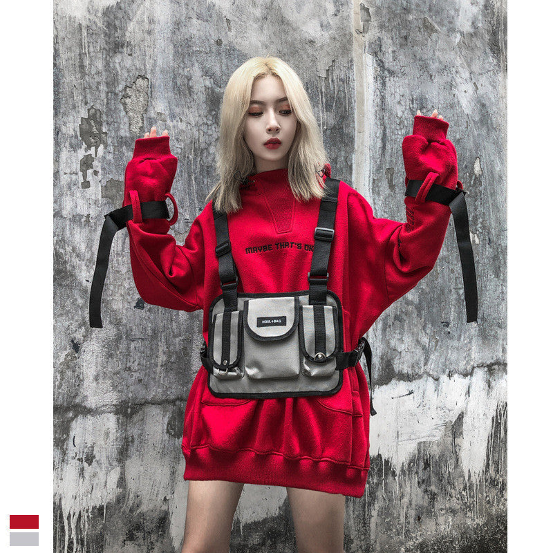 High Street Hooded Loose Letter Embroidered Sweatshirt - The Number 1 Things
