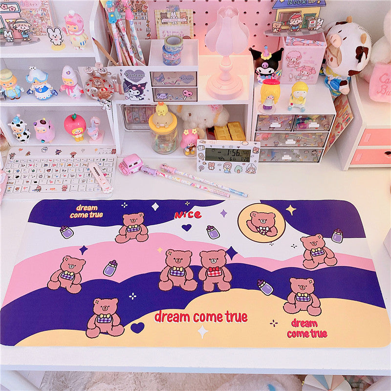 Cartoon Cuddly Bunny Desk Mat Student Mouse Mat - The Number 1 Things
