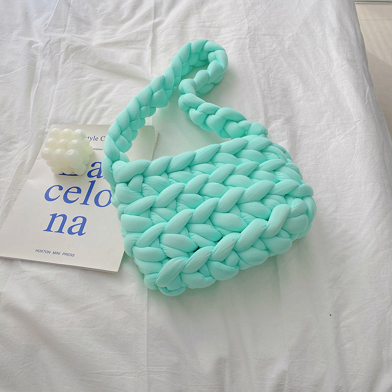 Icelandic Super Thick Wool Diy Hand Knitted Bag - The Number 1 Things