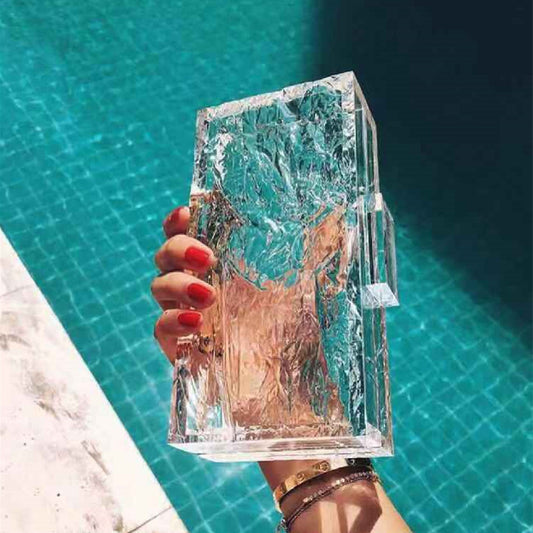 Acrylic transparent clutch - The Number 1 Things