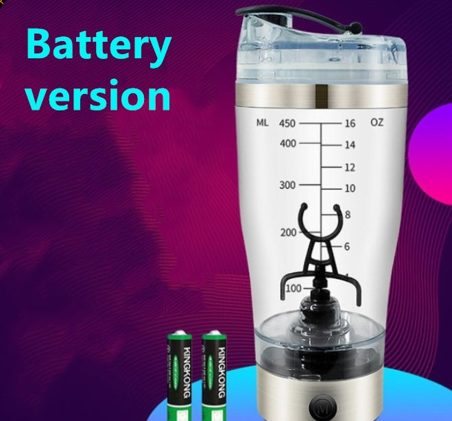 Electric Protein Shake Stirrer USB Shake Bottle Milk Coffee Blender Kettle Sports And Fitness Charging Electric Shaker Cup - The Number 1 Things