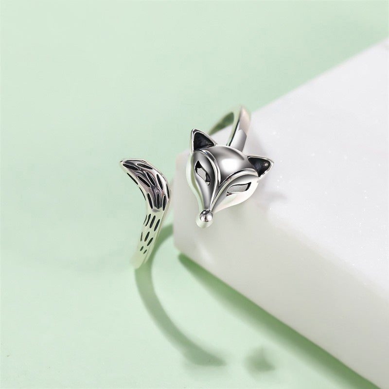 S925 Silver Unisex Fox Ring - The Number 1 Things