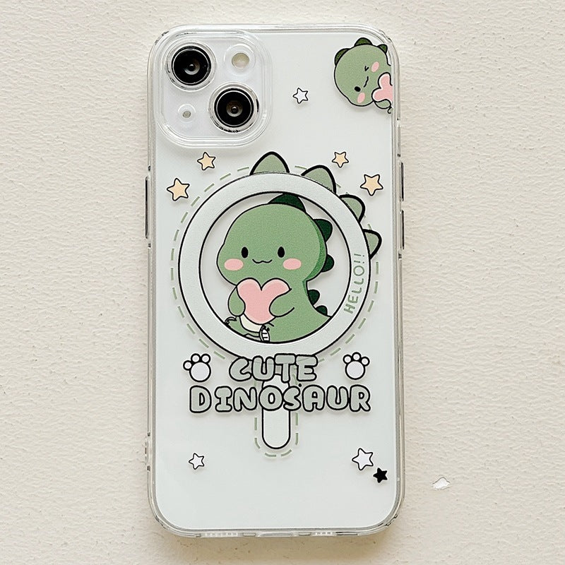 Cute Dinosaur Panda Magnetic Phone Case
