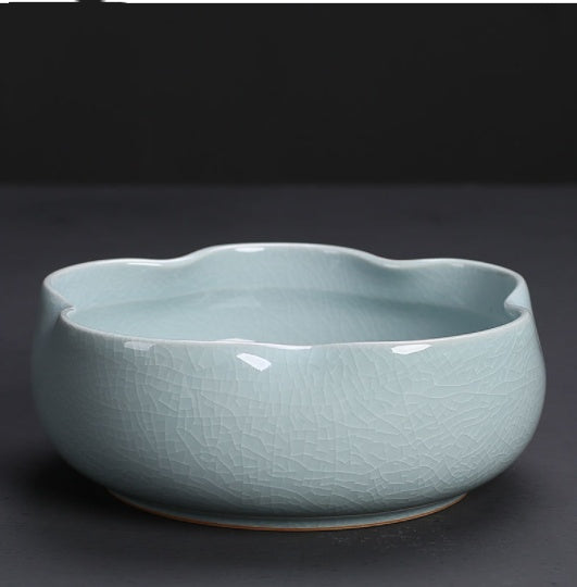 Celadon Ge Kiln Tea Washing Ceramic Ru Kiln Dish - The Number 1 Things