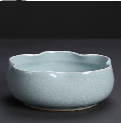 Celadon Ge Kiln Tea Washing Ceramic Ru Kiln Dish - The Number 1 Things