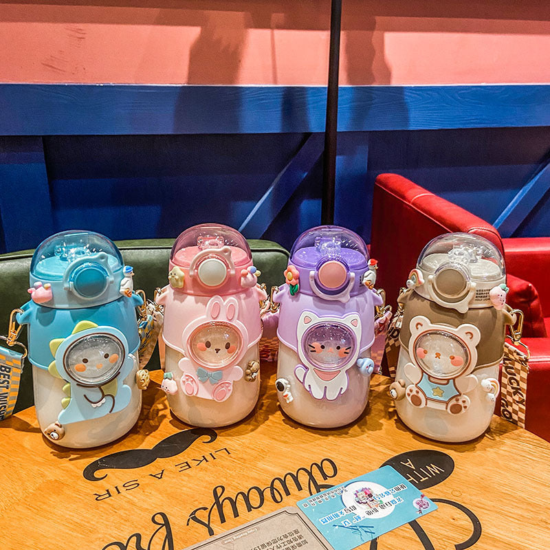 Cute Plastic Cup High Temperature Resistance Portable Portable Straw Cup - The Number 1 Things