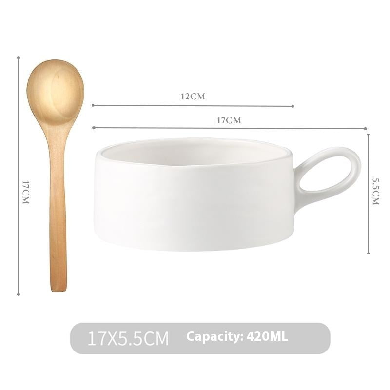 Morandi Ceramic Tableware Combination Breakfast Cup