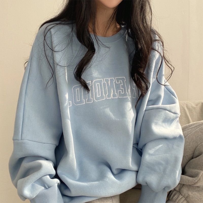 Fleece-lined Thickened High-end Sweater Female Student All-matching Long - The Number 1 Things
