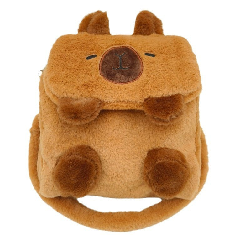 Cartoon Cute Niche Capybara Plush Bag