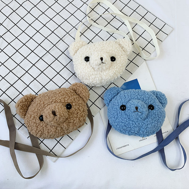 Women's Cartoon Cute Bear Plush Shoulder Bag - The Number 1 Things