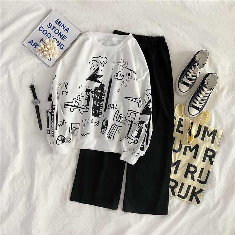 Korean Style Loose Top For Casual Sports Students - The Number 1 Things