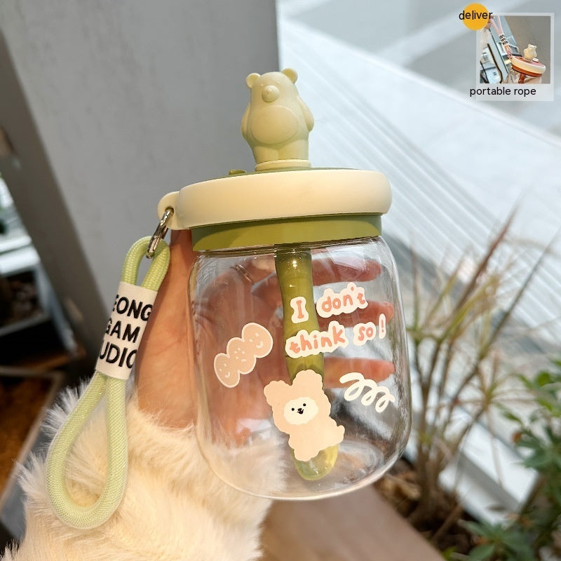 Water Cup Girl Cute Straw Blending Cup - The Number 1 Things