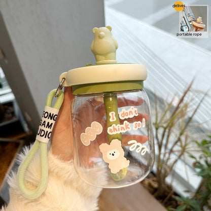 Water Cup Girl Cute Straw Blending Cup - The Number 1 Things