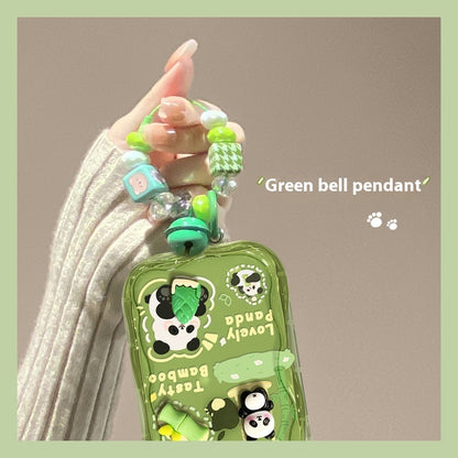 Phone Case Drop-resistant Cute Panda Doll Pendant Silicone