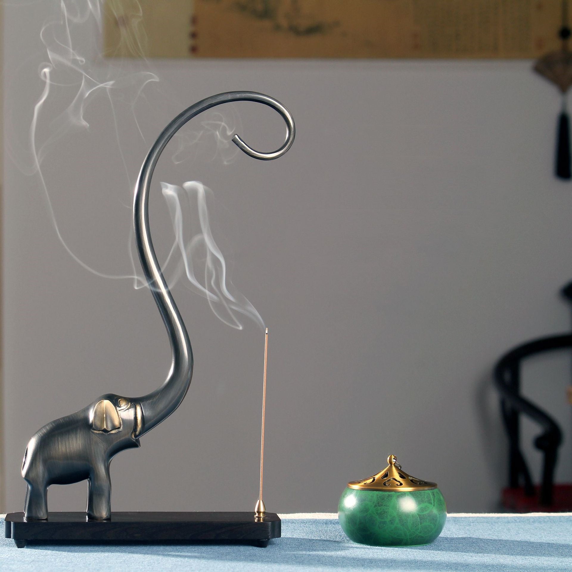 Home Creative Elephant-shaped Incense Burner Ornaments - The Number 1 Things