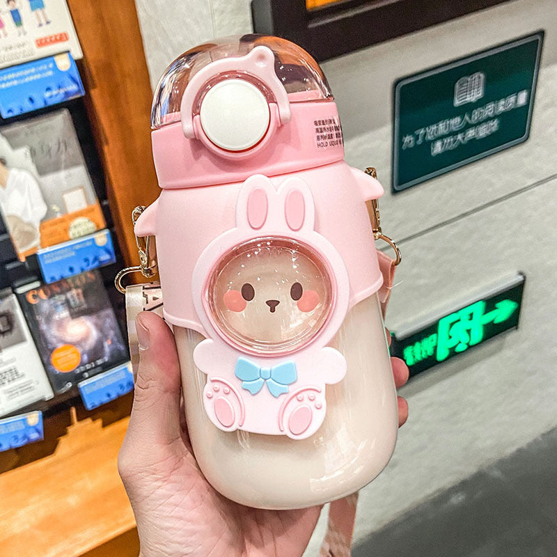 Cute Plastic Cup High Temperature Resistance Portable Portable Straw Cup - The Number 1 Things