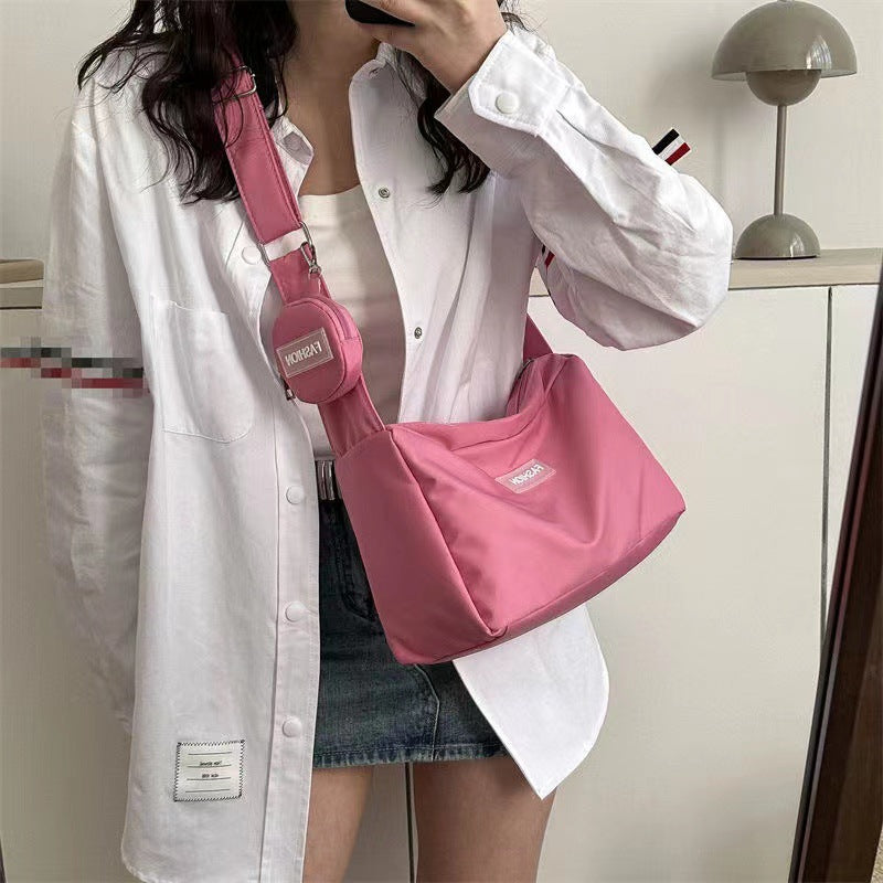 Women's Large-capacity Solid Color Shoulder Bag - The Number 1 Things