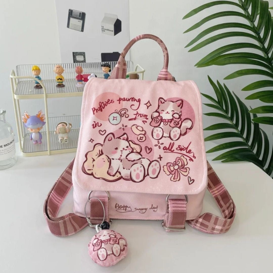 Lightweight And Large Capacity Cute Design Canvas Bag - The Number 1 Things