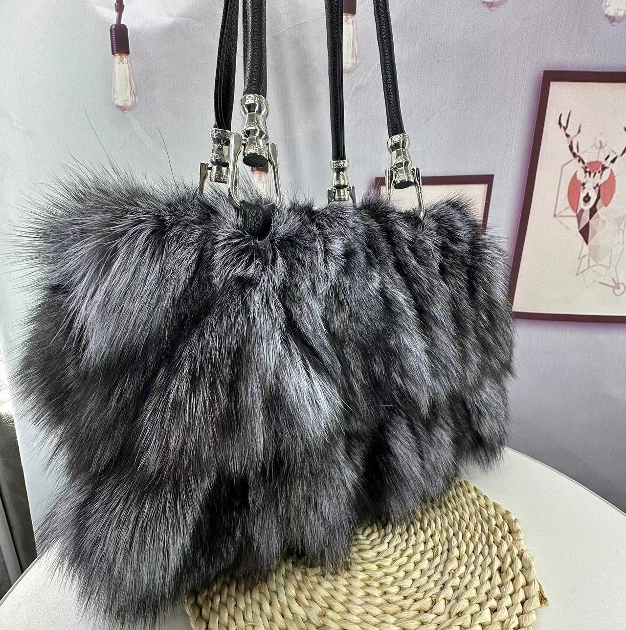 Fox Fur Bag Women's Fur Portable Shoulder Messenger - The Number 1 Things