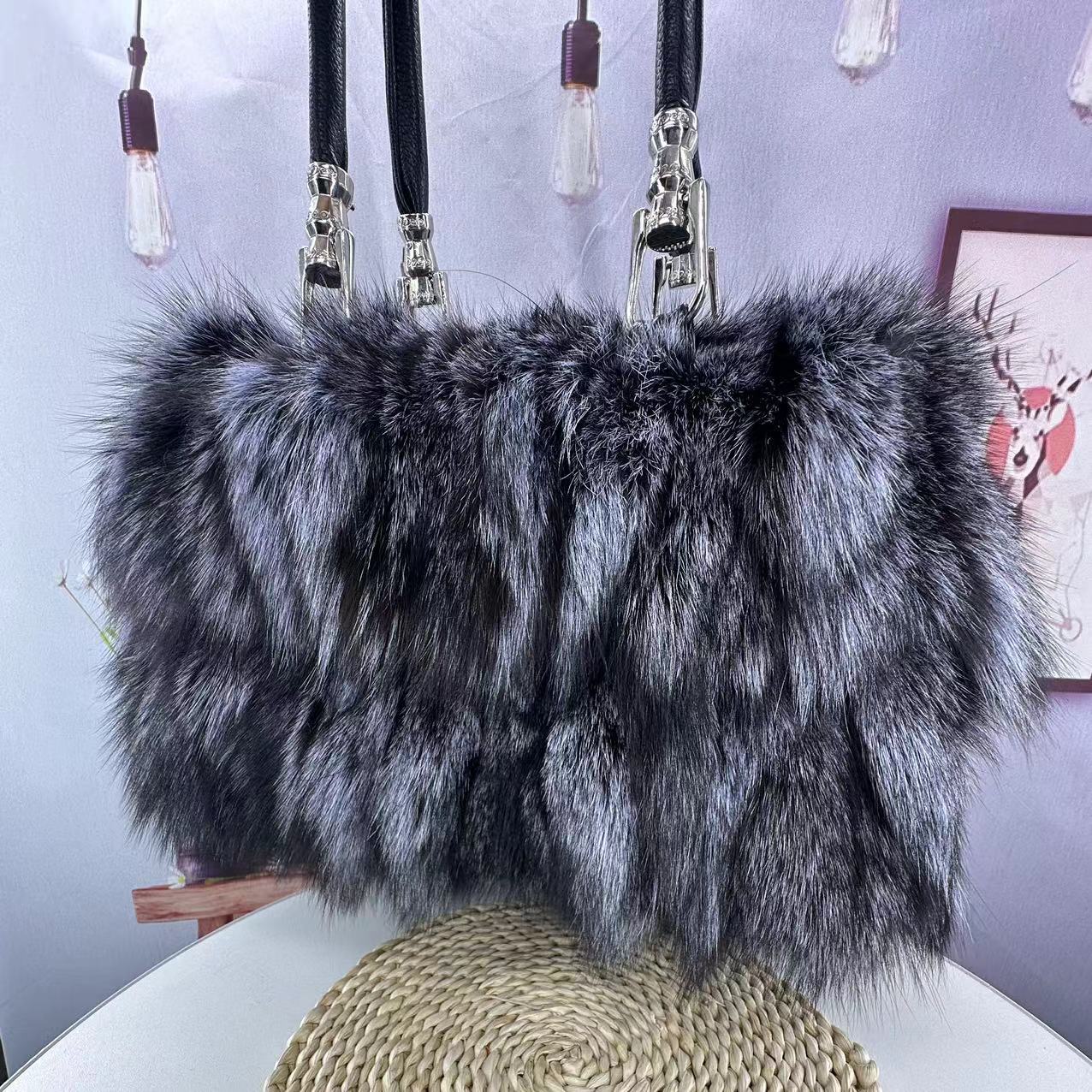 Fox Fur Bag Women's Fur Portable Shoulder Messenger - The Number 1 Things