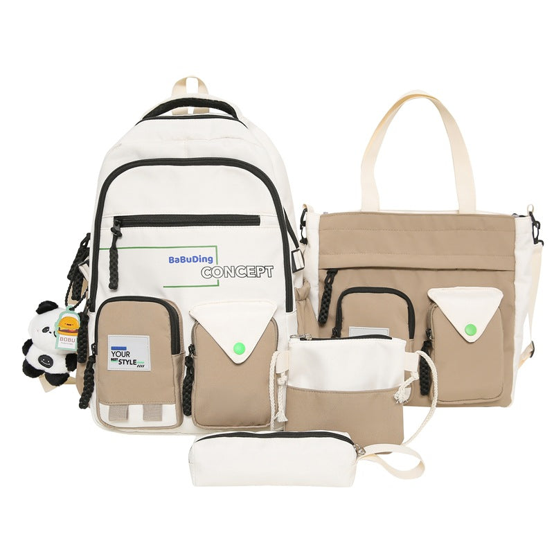 Large Capacity S Harajuku Trendy Cool All-match Schoolbag Early High School And College Student Backpack - The Number 1 Things