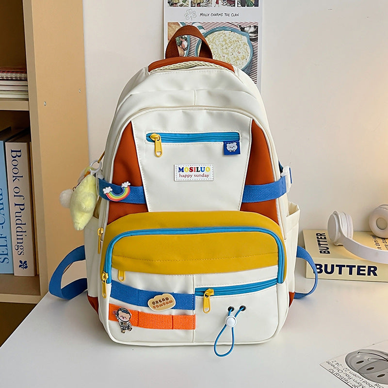 Fashion Color Contrast Large Capacity Travel Backpack - The Number 1 Things