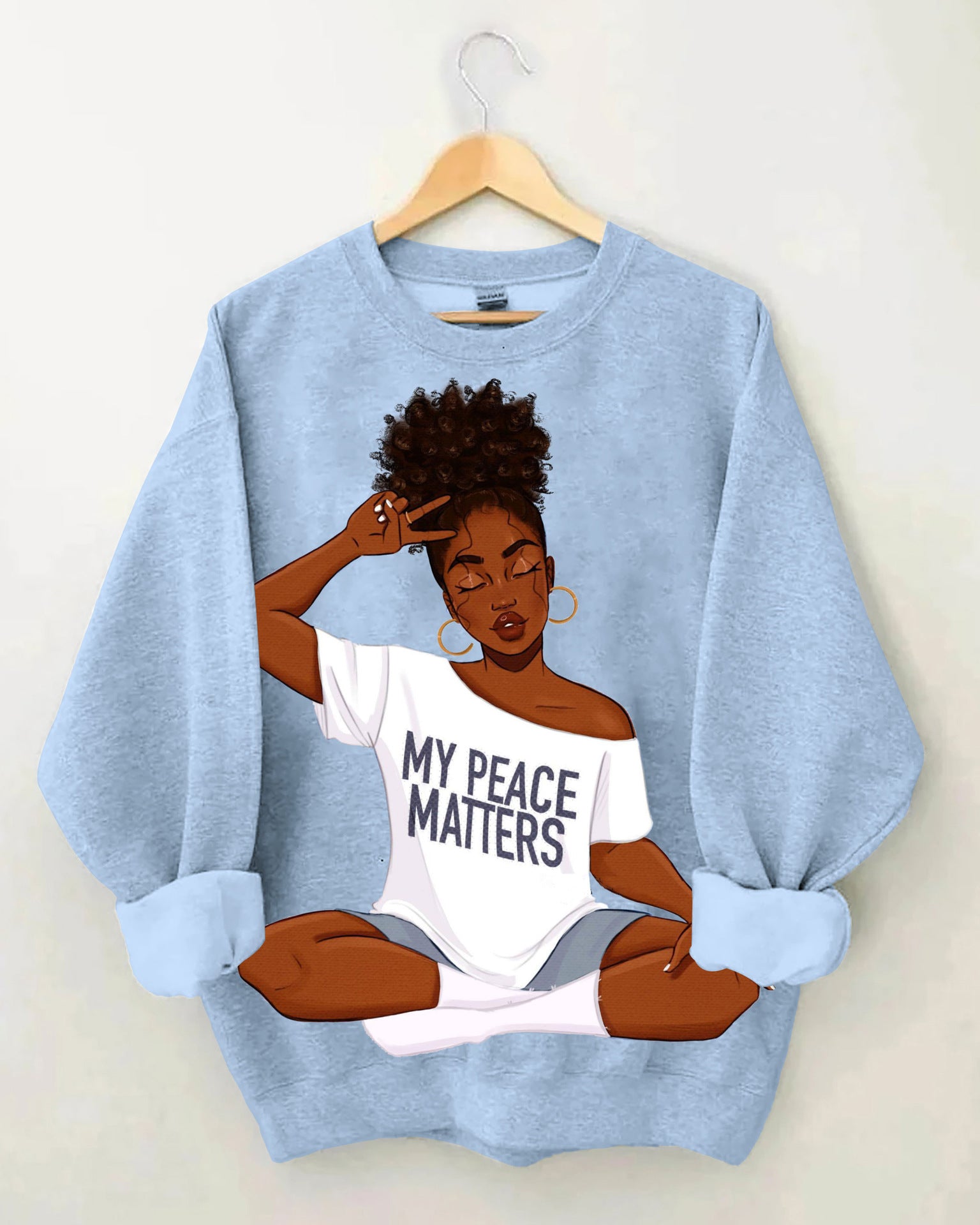 Women's Casual Loose Creative Printed Hoodie - The Number 1 Things