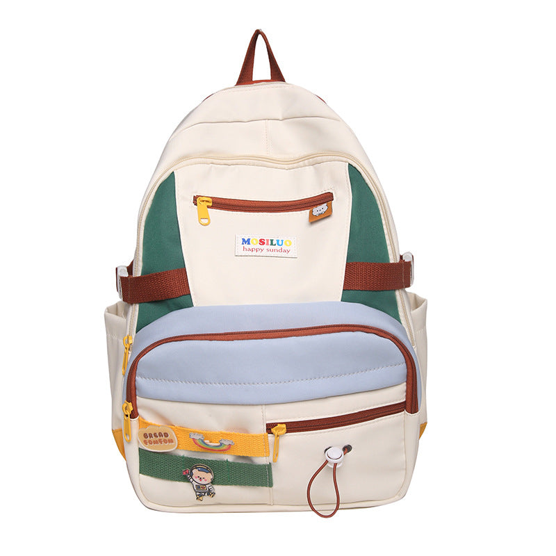 Fashion Color Contrast Large Capacity Travel Backpack - The Number 1 Things