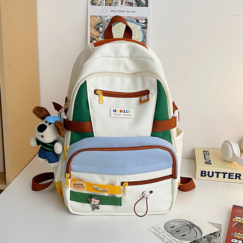 Fashion Color Contrast Large Capacity Travel Backpack - The Number 1 Things