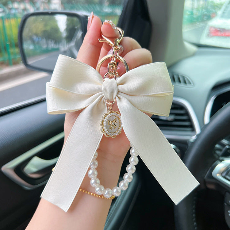Bow Pearl Metal Keychains Decoration - The Number 1 Things