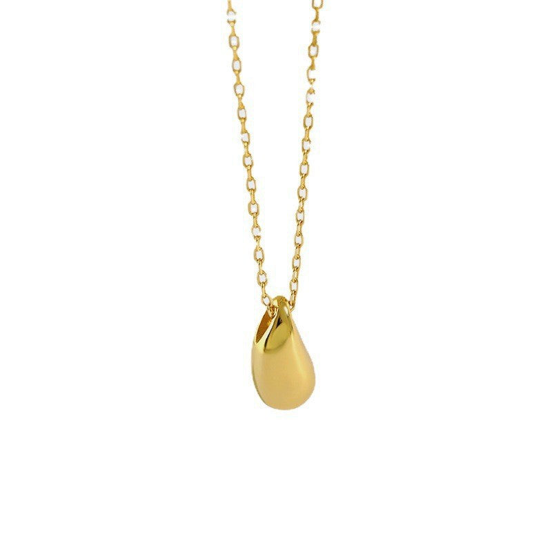 Simple S925 Sterling Silver Drop Pendant Necklace For Women - The Number 1 Things