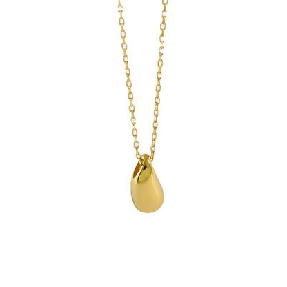 Simple S925 Sterling Silver Drop Pendant Necklace For Women - The Number 1 Things