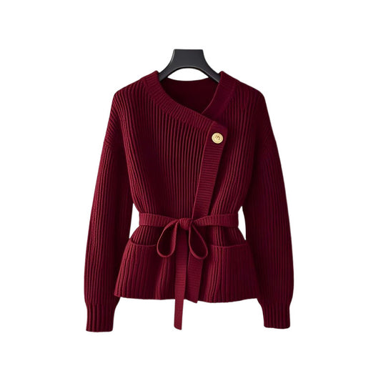 Red Sweater Top For Women