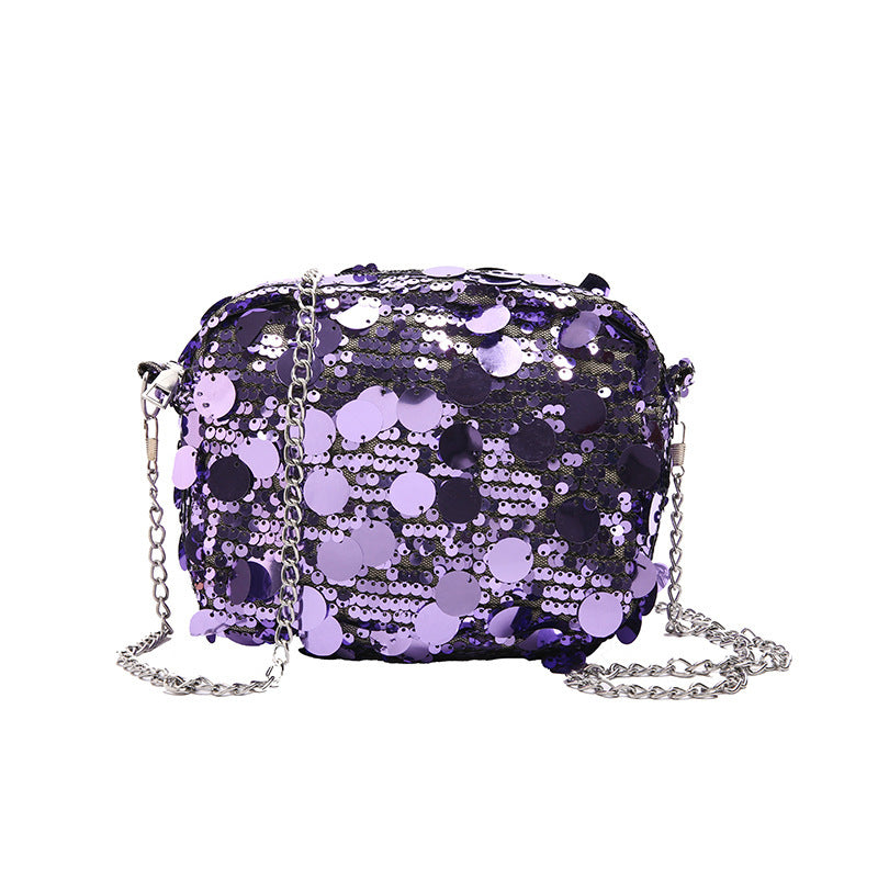 Sequin Women Large Capacity Chain One-shoulder Crossbody Bag - The Number 1 Things