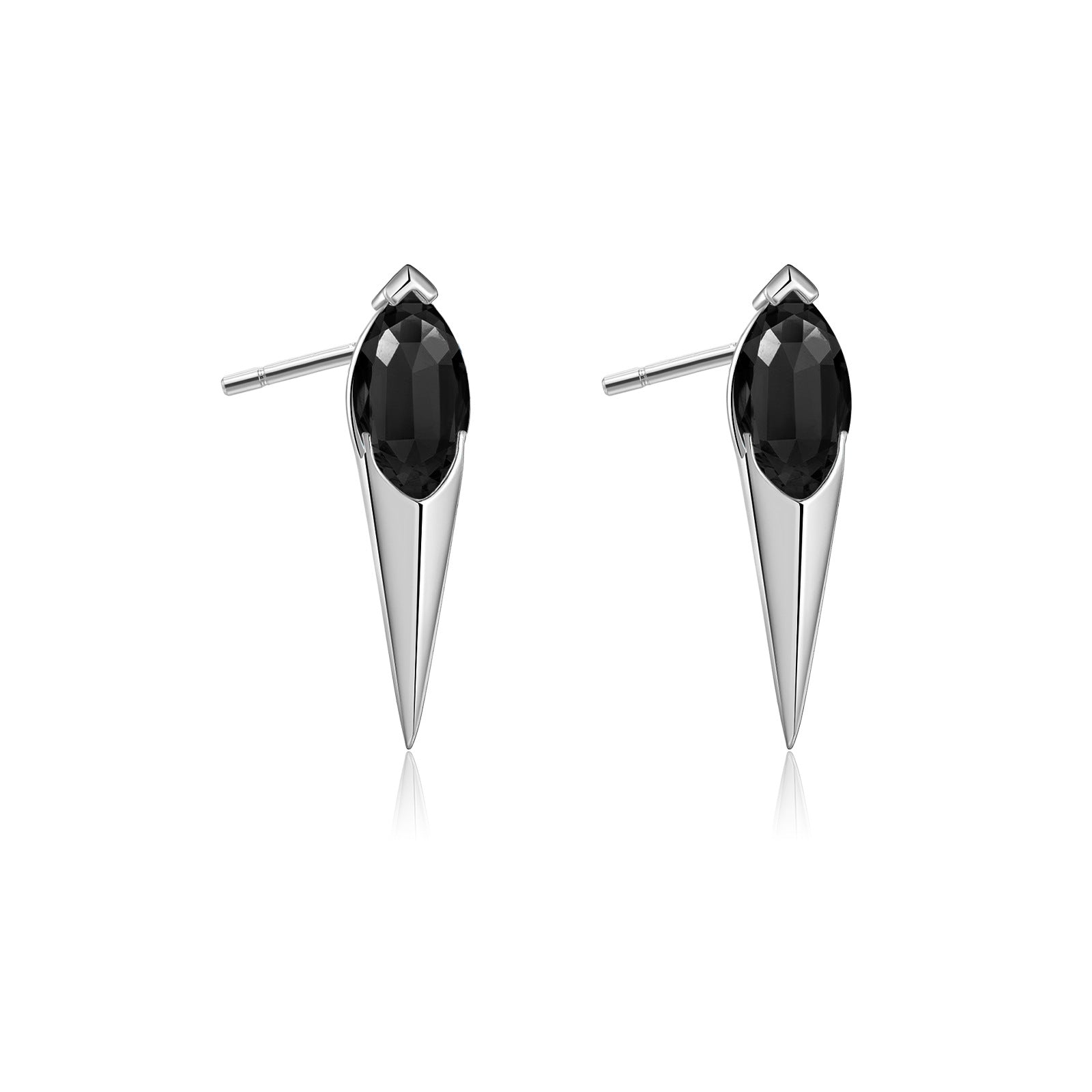 S925 Silver Stud Earrings Vintage Rivet Earrings Geometric Niche - The Number 1 Things