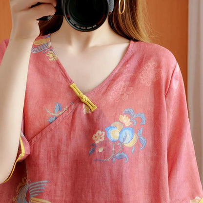 Chinese Style Retro Anti-aging Temperament Shirt Women's Summer Loose - The Number 1 Things