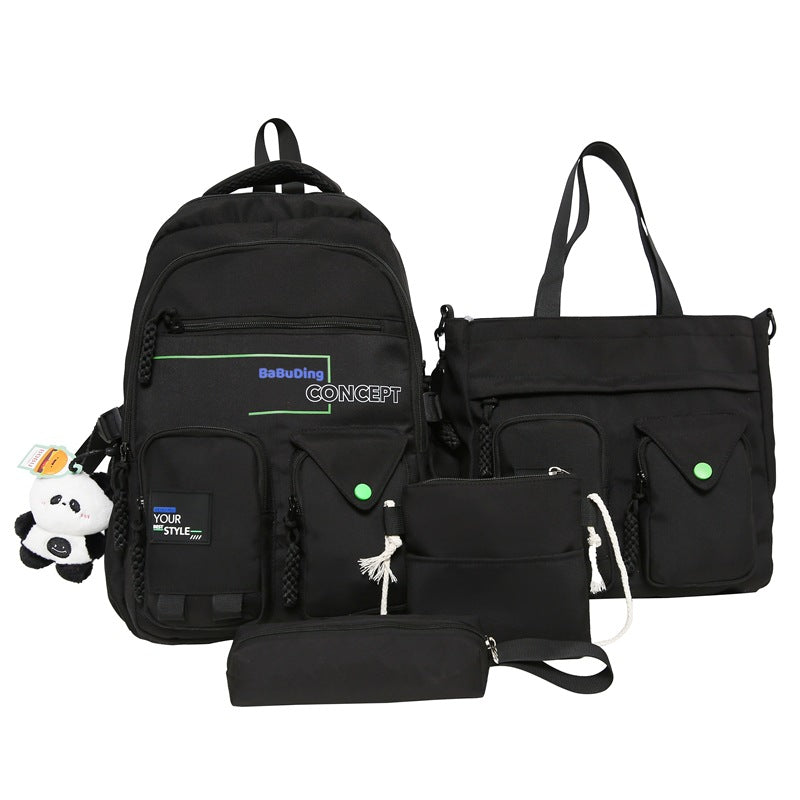 Large Capacity S Harajuku Trendy Cool All-match Schoolbag Early High School And College Student Backpack - The Number 1 Things